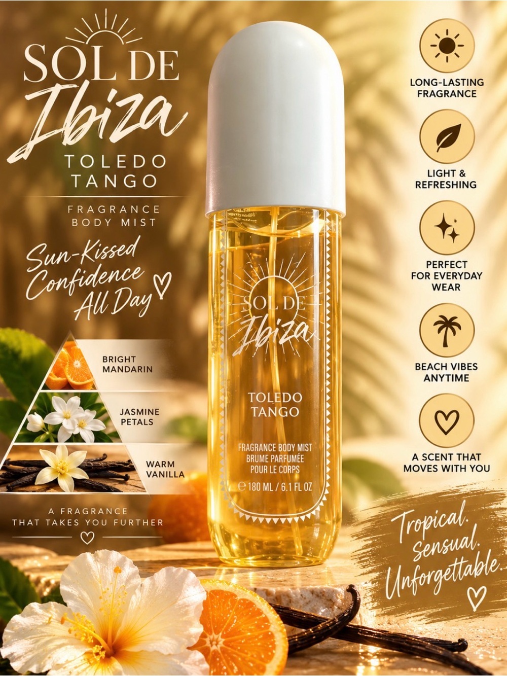 SOLO EN Ibiza - Toledo Tango Fragrance Body Mist